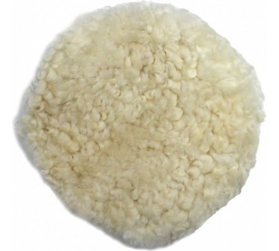 Изображение товара Губка для полировки Forsage из овечьей шерсти с фиксацией шнурком 150мм 48506 F-PSP150L F-PSP150L(48506)