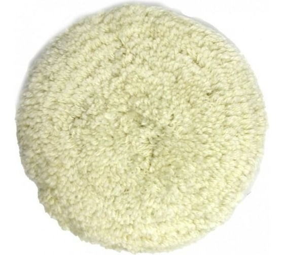 Изображение товара Губка для полировки Forsage ручная из овечьей шерсти двусторонняя 150мм 48505 F-PSP150G F-PSP150G(48505)