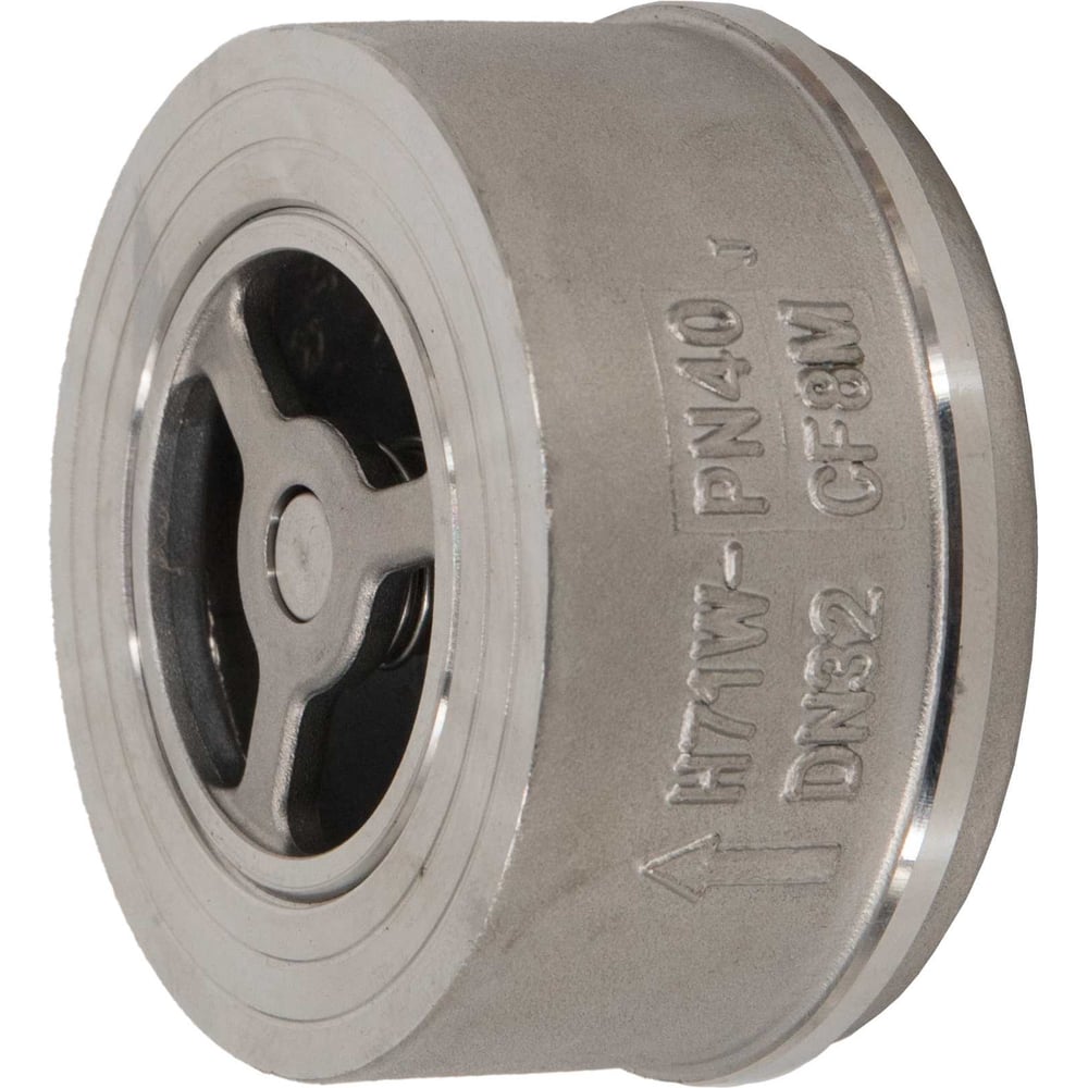 Изображение товара Обратный межфланцевый тарельчатый клапан NEWKEY DN32 AISI316 PN25
