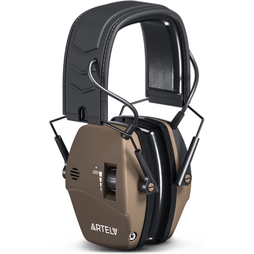 Изображение товара Профессиональные стрелковые наушники ARTELV КРЕЧЕТ с гелевыми амбушюрами и активным шумоподавлением