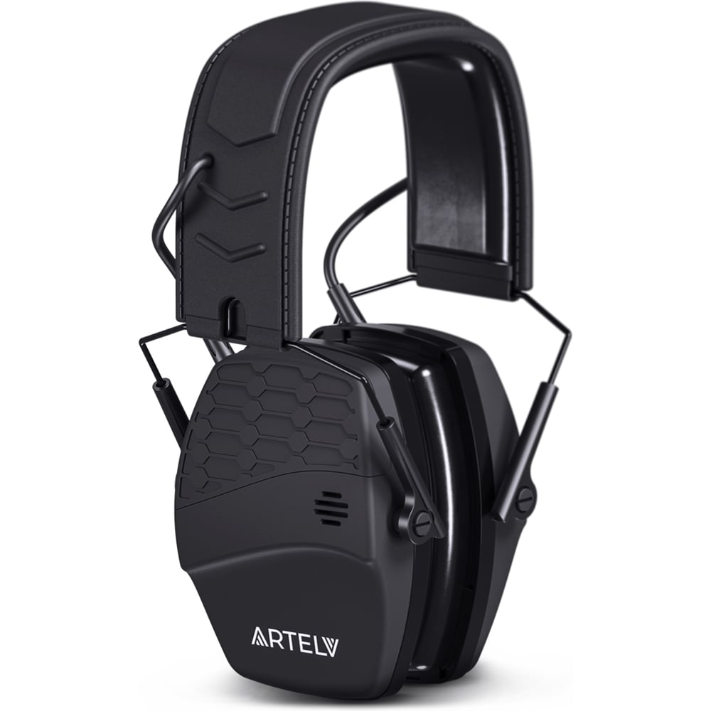 Изображение товара Профессиональные стрелковые наушники ARTELV КРЕЧЕТ с гелевыми амбушюрами черные