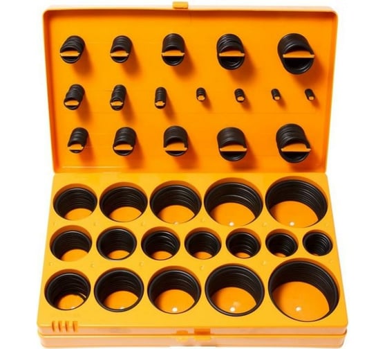 Изображение товара Кольца уплотнительные резиновые маслобензостойкие (419 шт; дюймовые) Forsage F-719(12611)