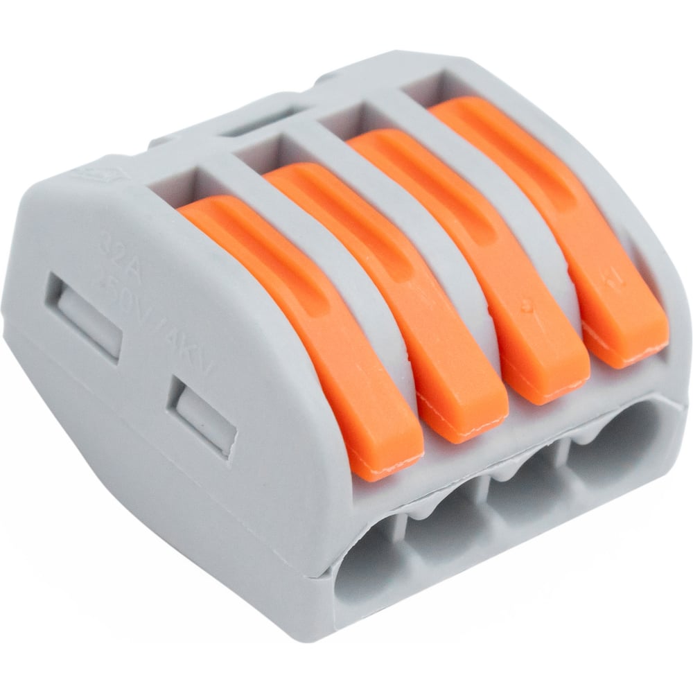 Изображение товара Клемма соединительная Vell PCT-214 с рычагом 5 шт