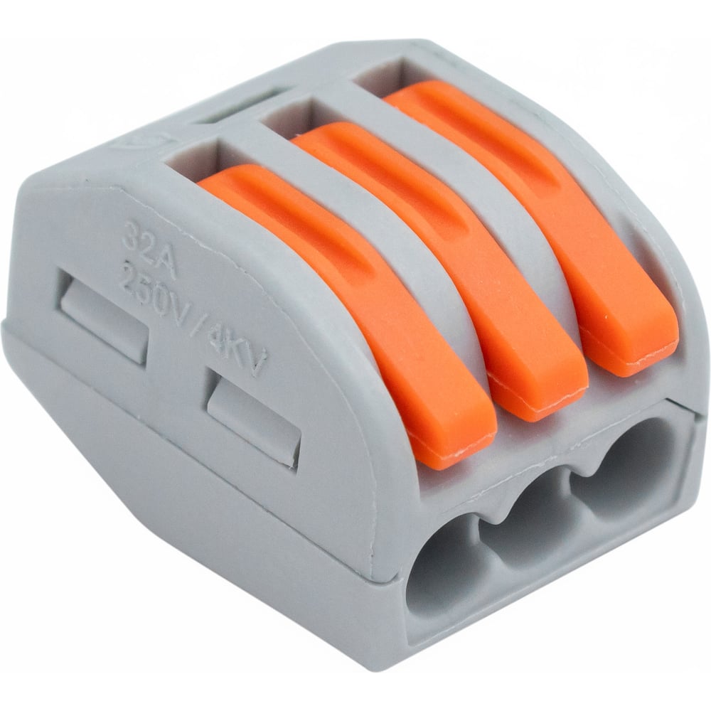 Изображение товара Клемма соединительная Vell PCT-213 с рычагом, 5 шт {VLrst-213} 1379600