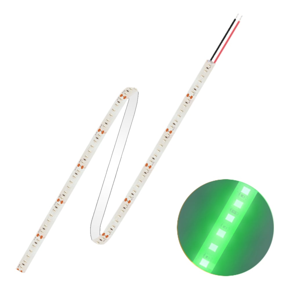 Изображение товара Светодиодная лента FL-LED FL-Strip 2835-S120-G 24W/m зеленая DC-12V IP20