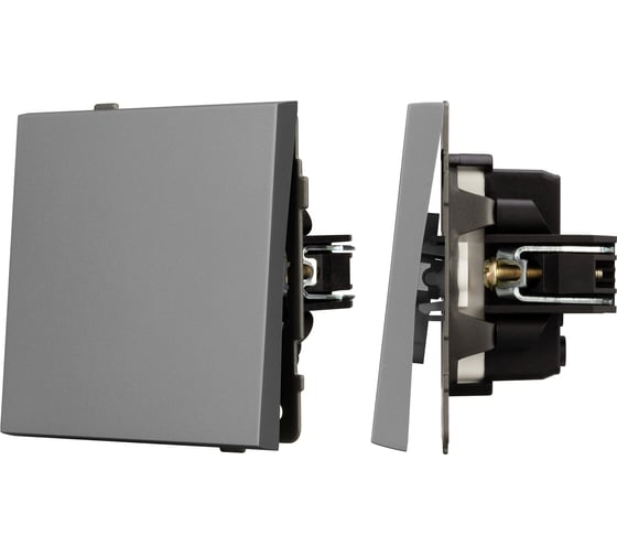 Изображение товара Механизм выключателя одноклавишный проходной Arlight SWT-TENDO-MKP1-PL-GR 1шт 054042