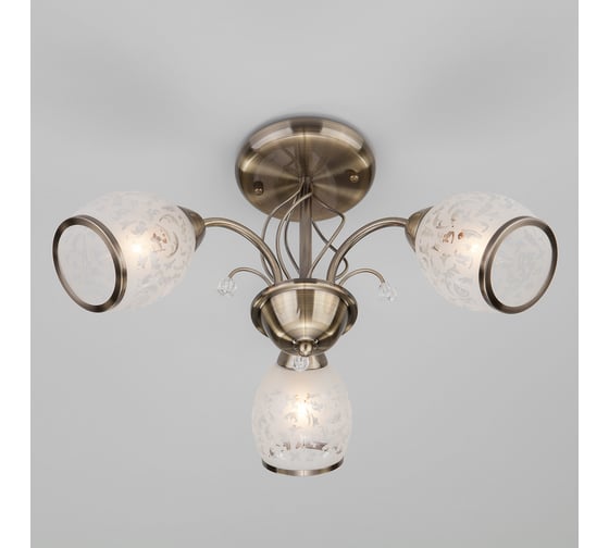 Изображение товара Потолочный светильник Eurosvet 30026 3 античная бронза 00000073711