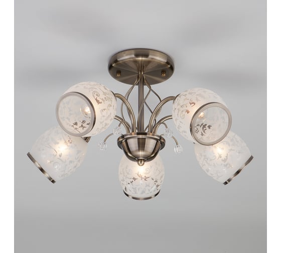 Изображение товара Потолочный светильник Eurosvet 30026 5 античная бронза 00000073712