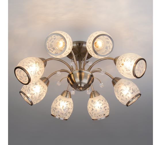 Изображение товара Потолочный светильник Eurosvet 30026 8 античная бронза 00000073713