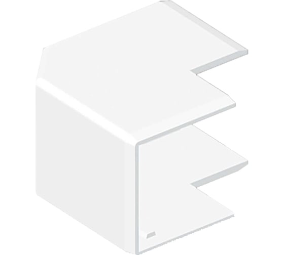 Изображение товара Внешний угол на 90 градусов KOPOS LHD 32X15, цвет белый, комплект 10 штук 8606_HB