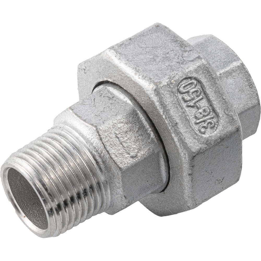 Изображение товара Американка NEWKEY нержавеющая AISI 316 DN10 3/8М-3/8М PN16 герметичная