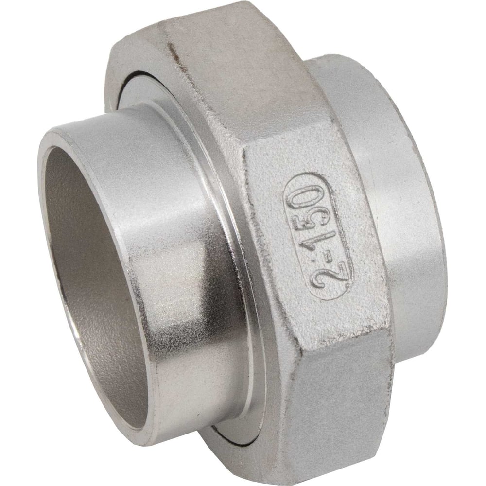 Изображение товара Американка NEWKEY c/c нержавеющая, AISI304 DN50 (2), (CF8), PTFE, PN16 NK-AW/W50/4