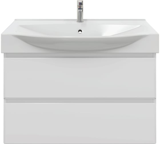 Изображение товара Тумба с раковиной RUVANN TVILS 85 + Элвис 85 в ванную подвесная Т.TVILS.Э-85П-KIT-ELV