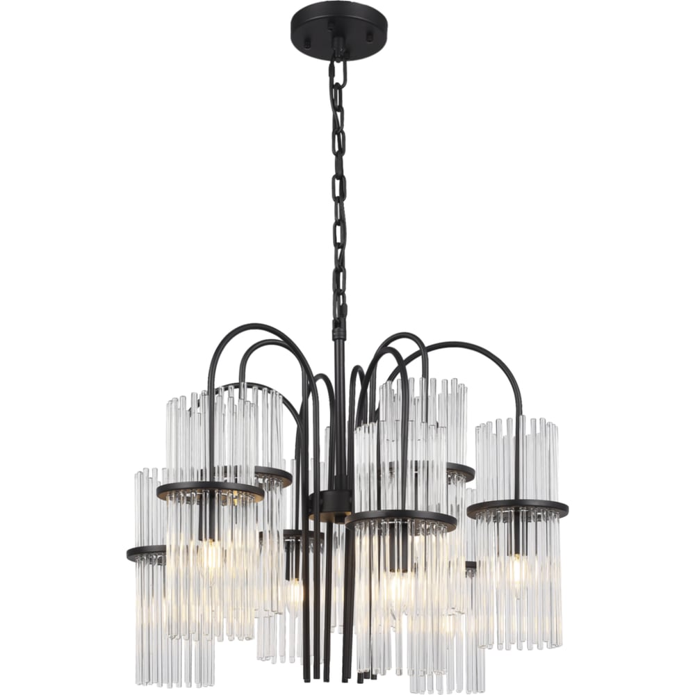 Изображение товара Подвесной светильник ST LUCE черный прозрачный 9х40W SL6145.403.09