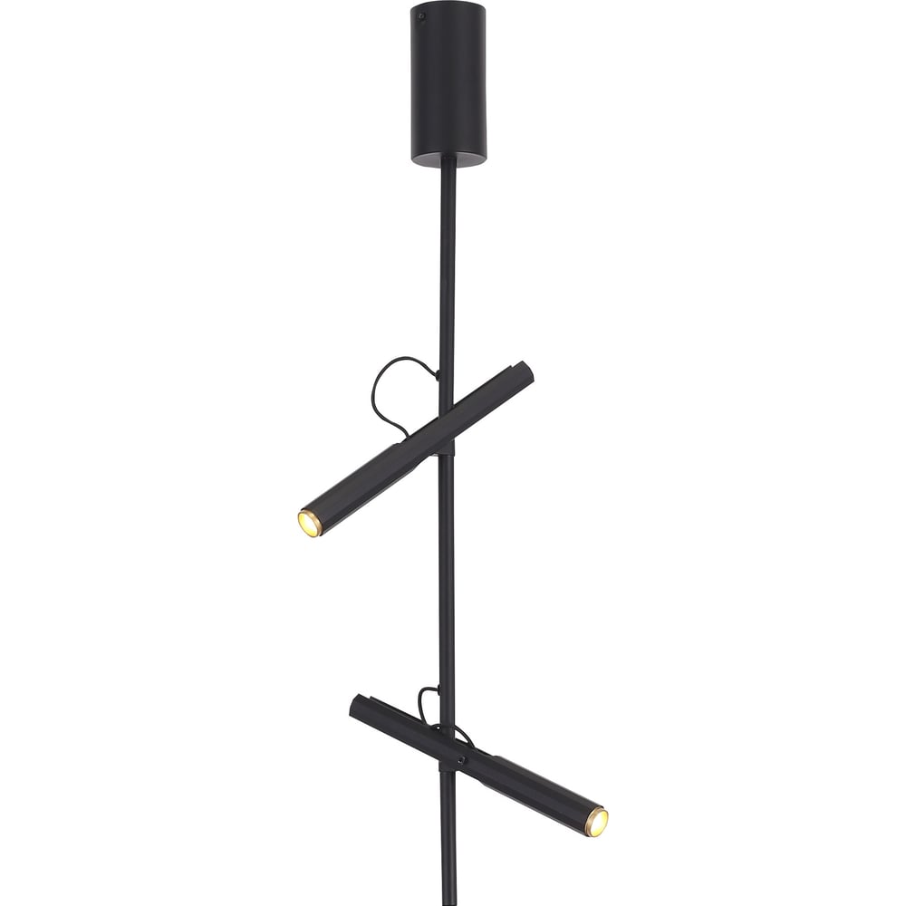 Изображение товара Подвесной светильник ST LUCE со светодиодами черный и золото 2 плафона