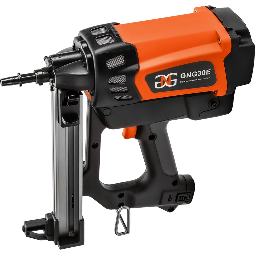 Изображение товара Гвоздезабивной инструмент GNG 30E профессиональный аккумуляторный с газовыми гвоздями