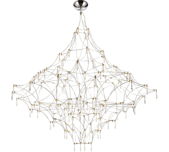 Изображение товара Светильник подвесной ST LUCE хром/прозрачный LED 114*0,5W 3000K SL6601.103.114