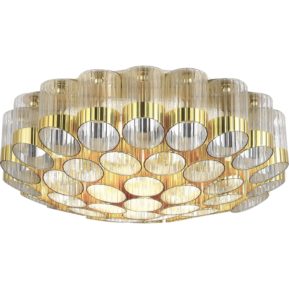 Изображение товара Потолочный светильник ST LUCE латунь стекло модерн 19х60W E14 SL1662.302.19