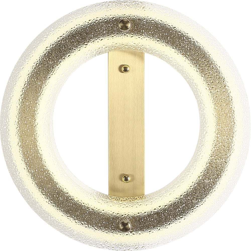 Изображение товара Потолочный светильник LED с прозрачным плафоном и золотистой арматурой 40 см