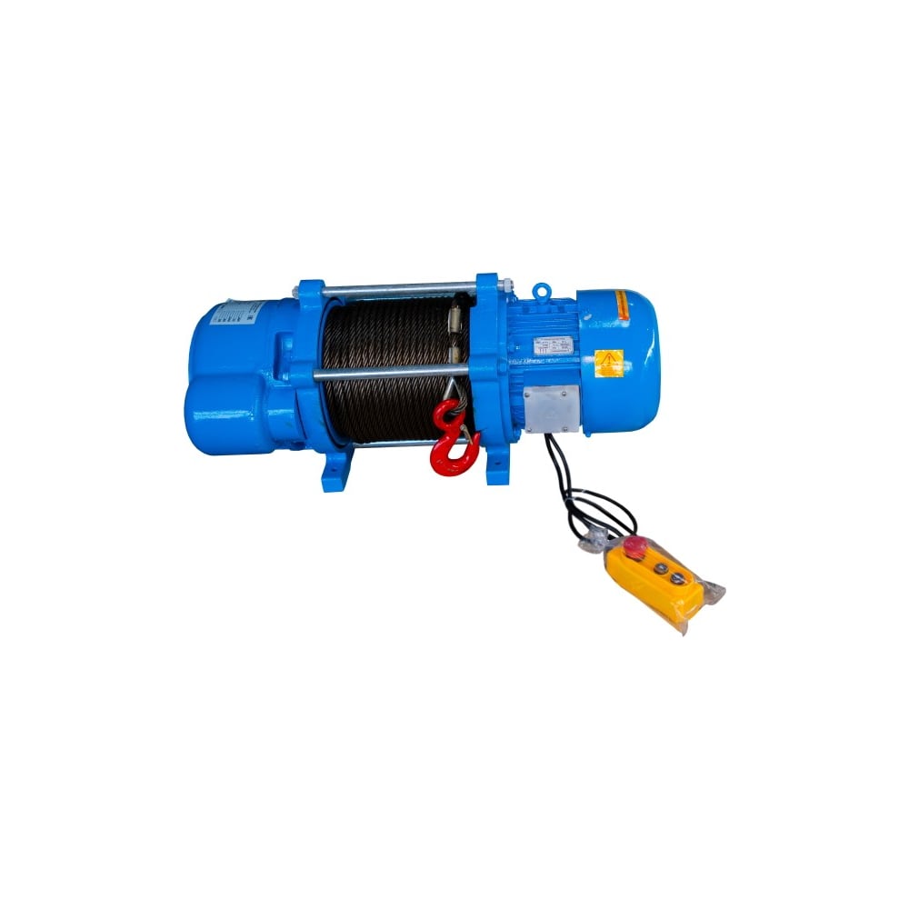 Изображение товара Лебедка TOR ЛЭК-1000 E21 KCD для строительных работ с тросом 70 м