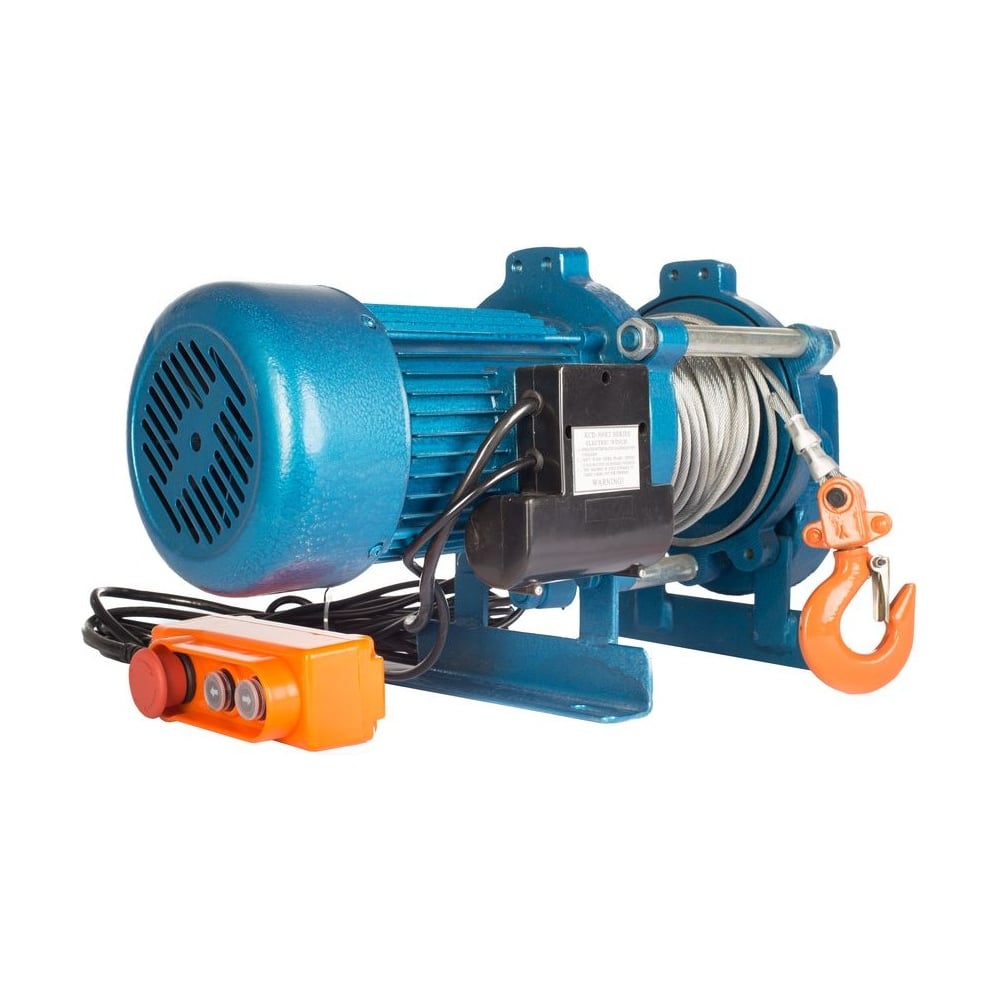 Изображение товара Лебедка TOR ЛЭК-300 E21 KCD 300/600 кг 220 В с канатом 30/15 м (T) 1050493