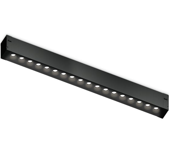 Изображение товара Светильник светодиодный трековый AMBRELLA LIGHT для шинопровода Magnetic BK черный IP20 15W 4200K 220V 24 342*25*42 без ПДУ GL1730