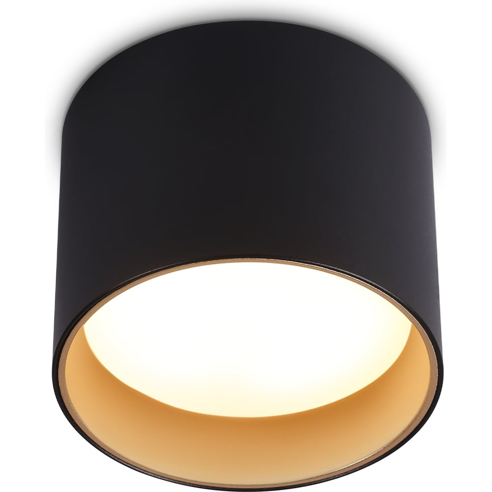 Изображение товара Накладной светильник AMBRELLA LIGHT GX53 15W черный и золото для натяжных потолков