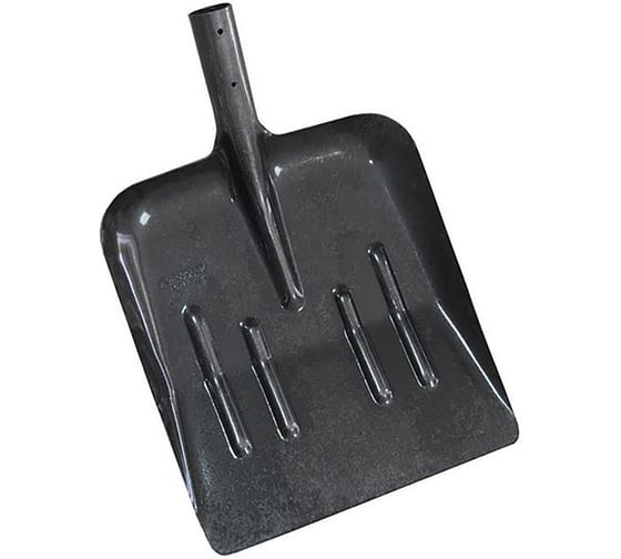 Изображение товара Лопата ГОРЫНЫЧ РЕЛЬСОВАЯ СТАЛЬ уборочная Шахтерка без черенка 330x370мм 1228