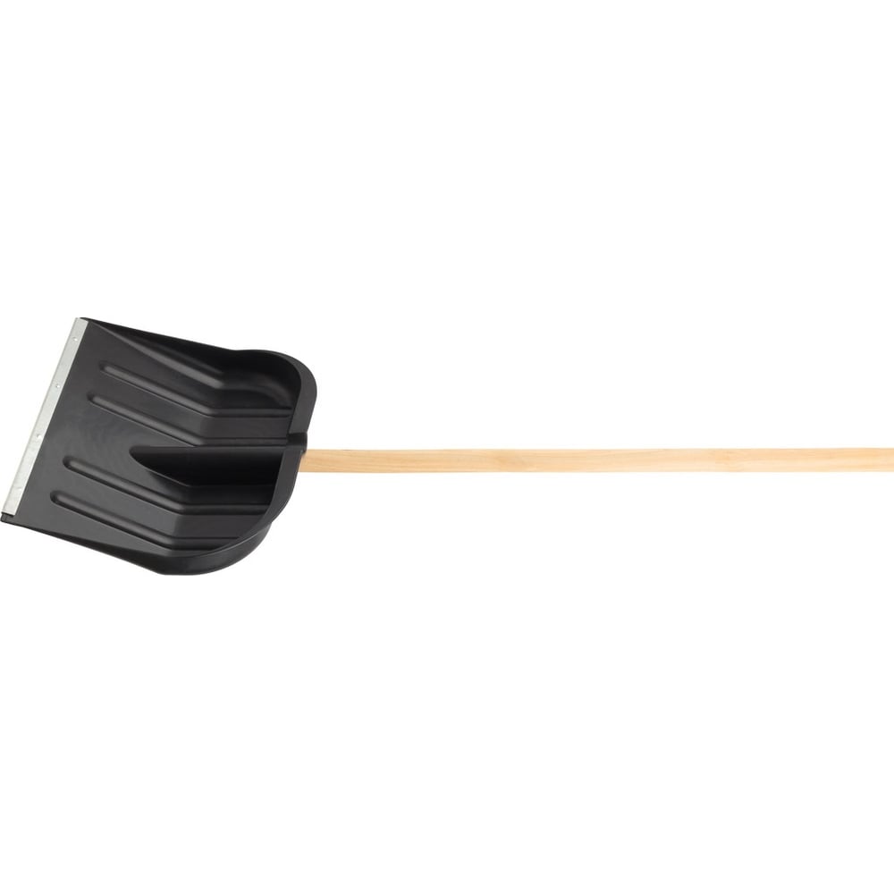 Изображение товара Лопата для уборки снега КЭС 80200018 410х360 мм деревянный черенок