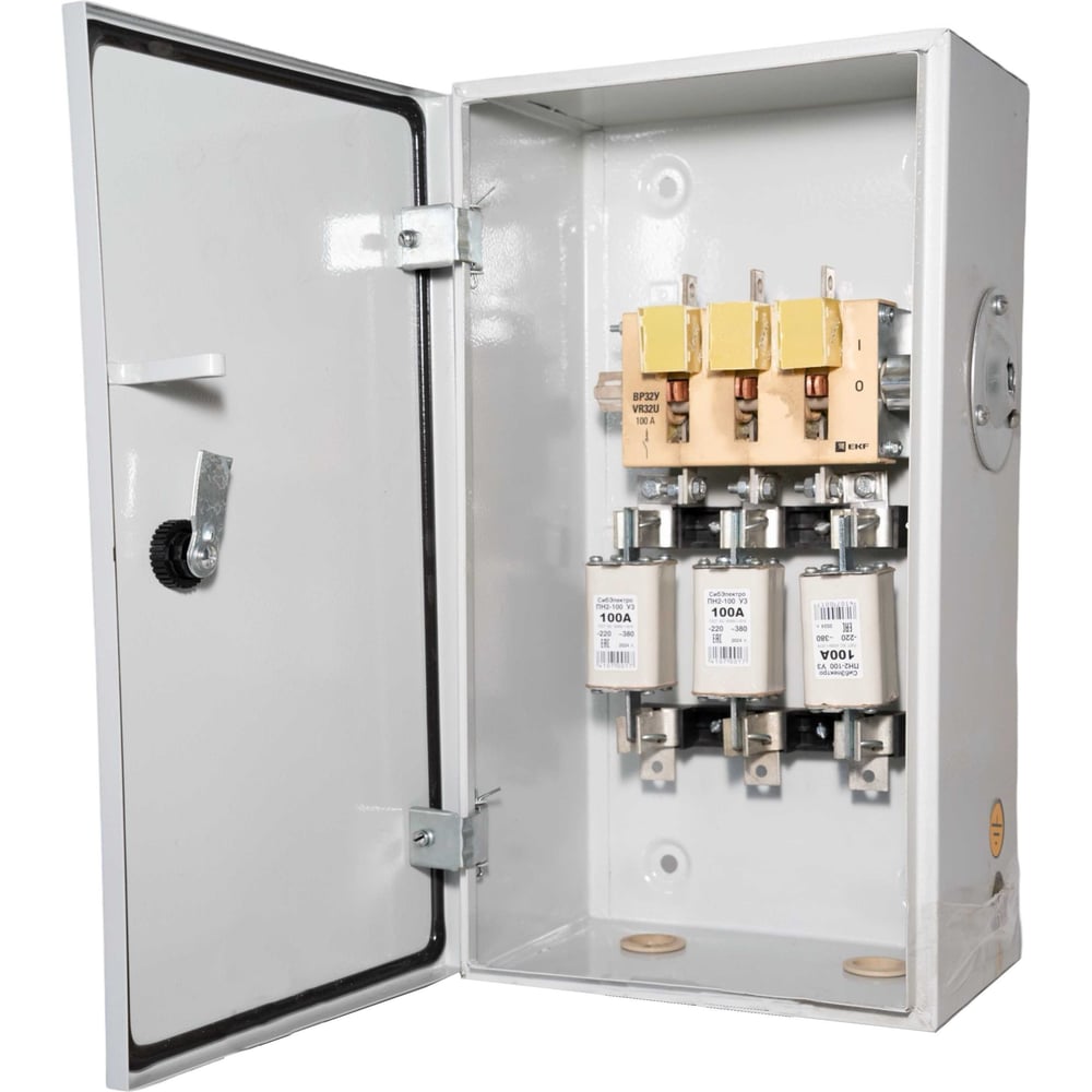 Изображение товара Ящик силовой ООО ЭЛЕКТРОФИДЕР ЯВЗ-1-100А-IP54-У3 высокий уровень защиты для электросетей