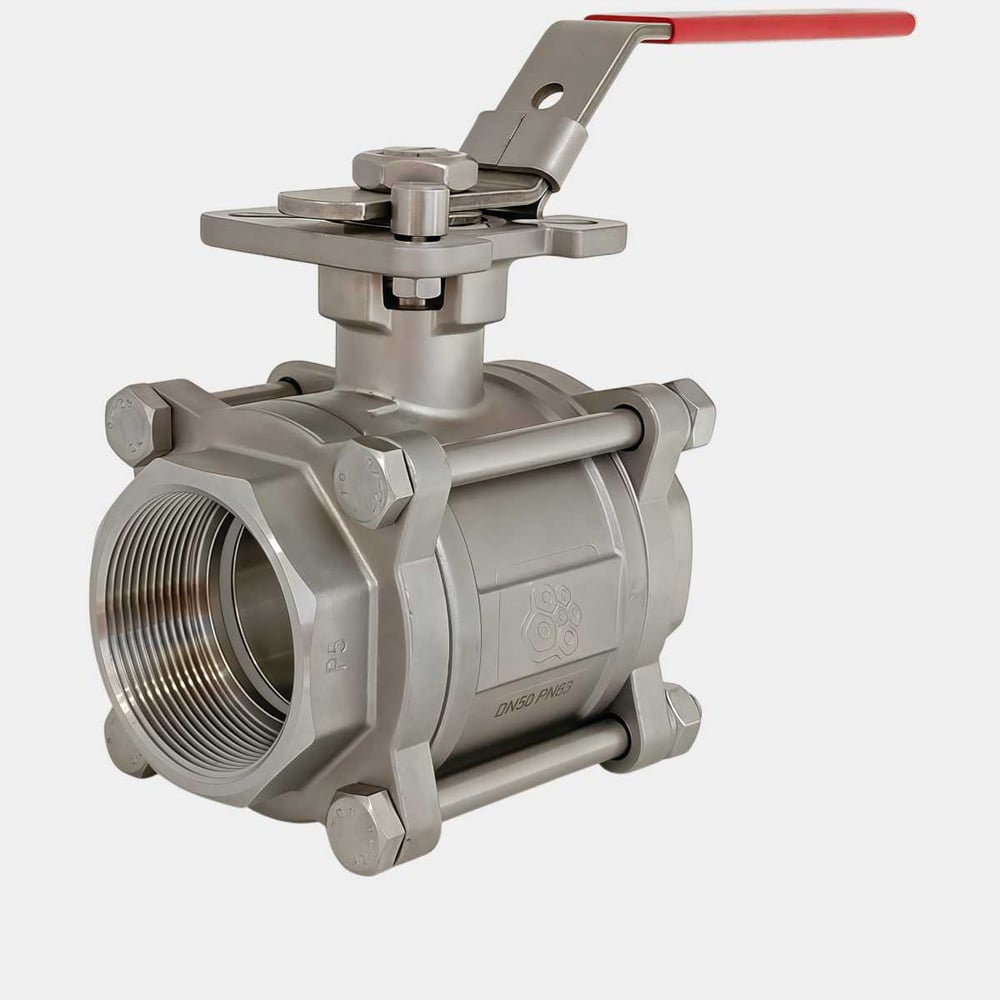 Изображение товара Кран шаровой РАШВОРК 7025-050-63-BV-Rw газовый нержавеющая сталь