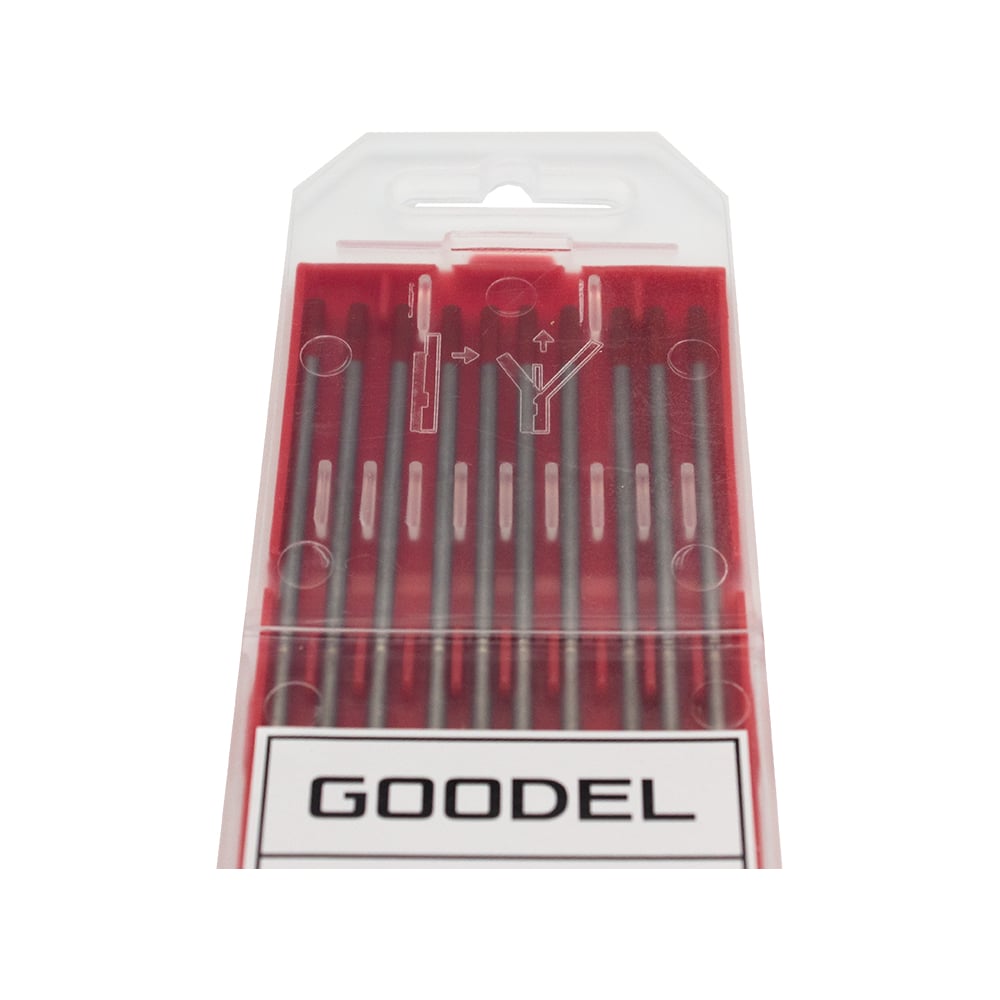 Изображение товара Электроды вольфрамовые GOODEL WT-20 2.4х175 (10 шт) красные