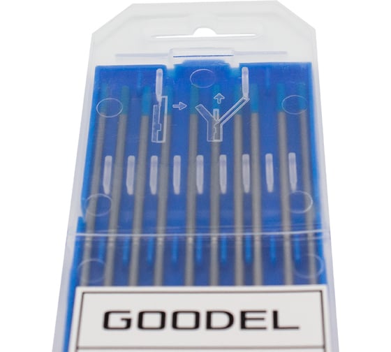 Изображение товара Электроды вольфрамовые GOODEL WL-20 2.4х175 (10 шт) синие WL2024175