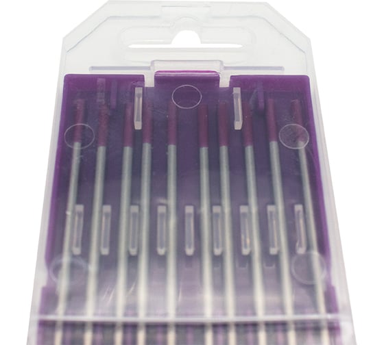 Изображение товара Электроды вольфрамовые GOODEL WE-3 2.4х175 (10 шт) фиолетовые WE324175