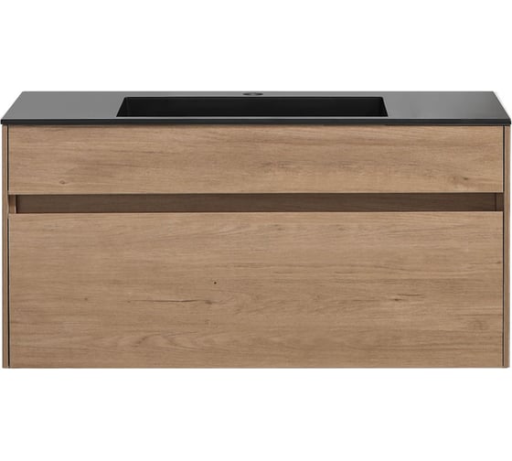 Изображение товара База под раковину VINCEA Chiara 1000 подвесная, 1 выкатной ящик soft-close, N.Oak VMC-2C100NO