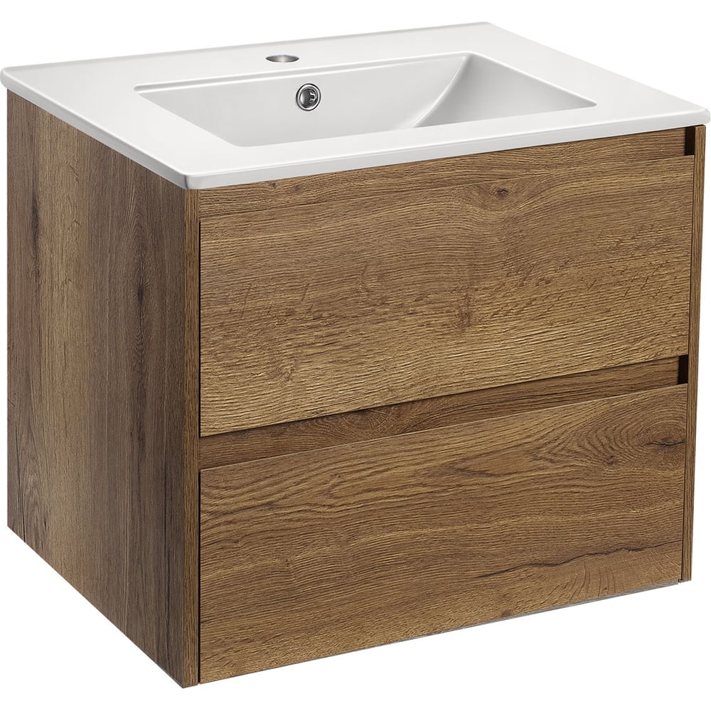 Изображение товара Подвесная база под раковину VINCEA Gio 600 с 2 ящиками soft-close