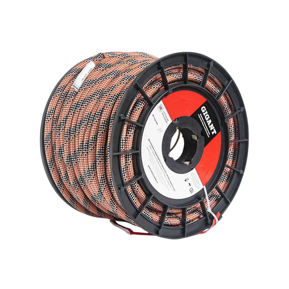 Изображение товара Веревка страховочная статическая 48 прядная GIGANT 10 мм 50 м