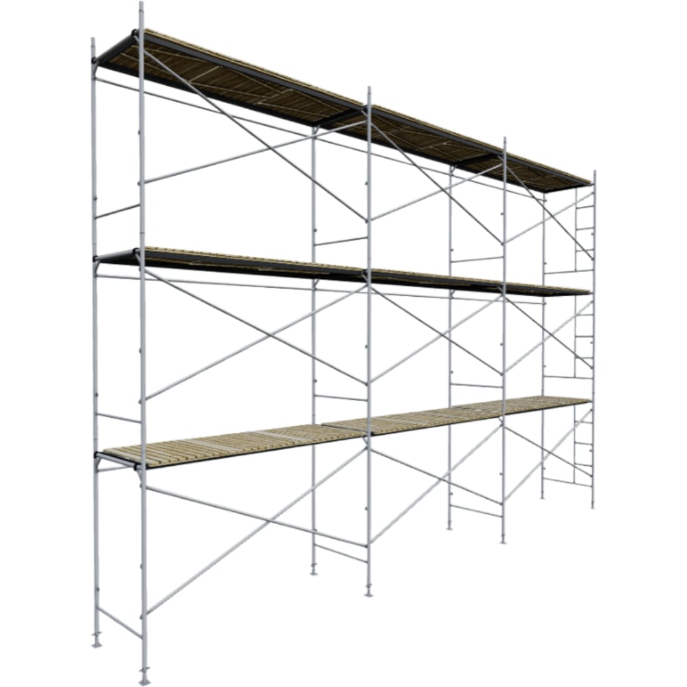 Изображение товара Рамные строительные леса ООО РИЗ ЛРСП30 с лестницей 2x3 высота 30м