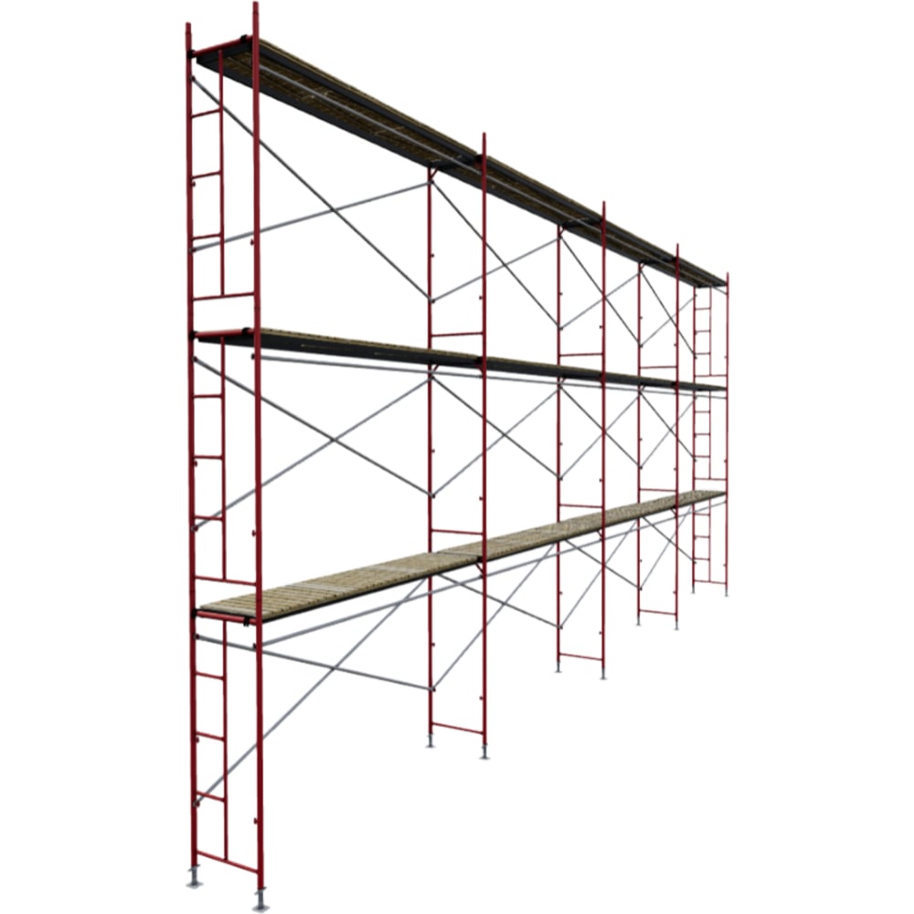 Изображение товара Строительные рамные леса ОО РИЗ ЛРСП20 секция с лестницей 6м
