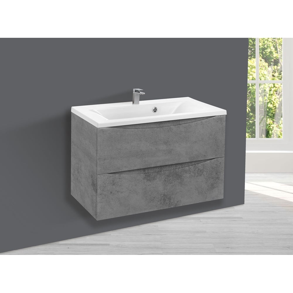 Изображение товара База под раковину VINCEA Mia 800 подвесная с ящиками soft close