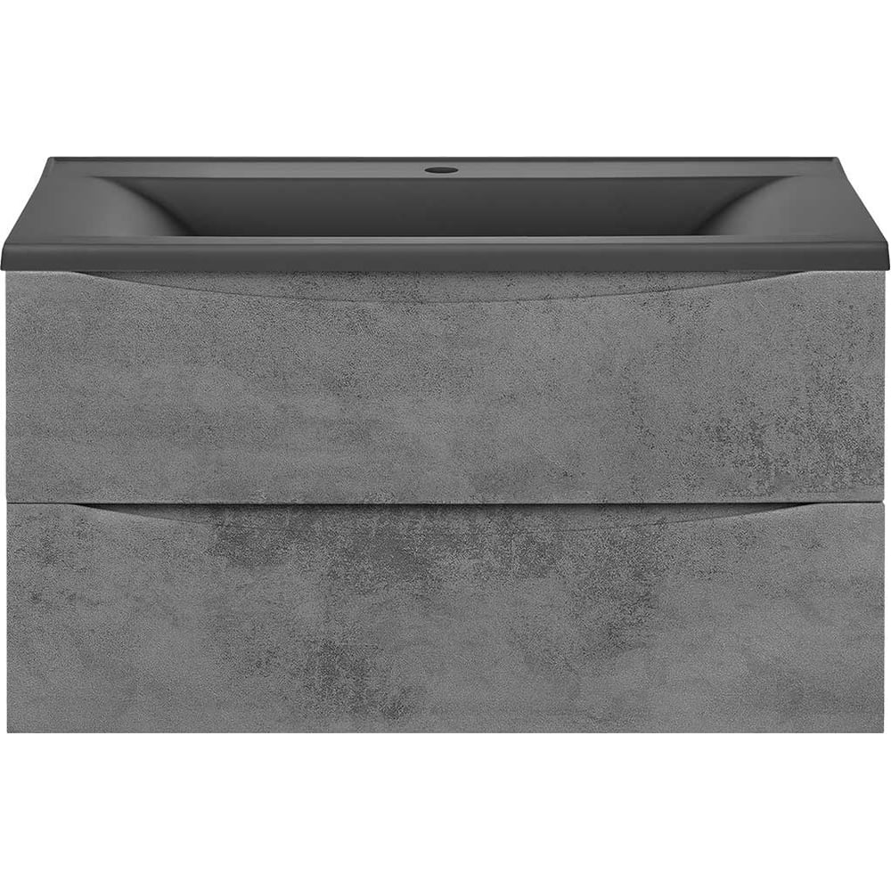 Изображение товара База под раковину VINCEA Mia 900 подвесная с 2 ящиками soft close серый
