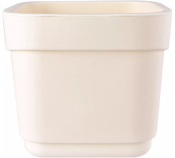 Изображение товара Горшок для цветов Полимербыт фактурный Hills 7л (d221, h207мм) (молочный) 439760700
