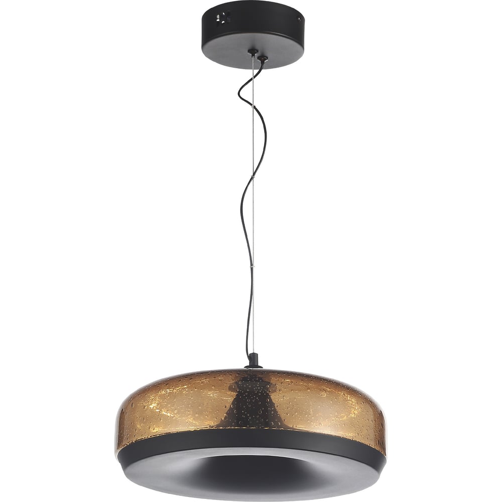 Изображение товара Светильник подвесной ST LUCE черный коричневый с пузырьками LED 42W