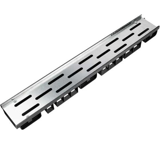 Изображение товара Лоток водоотводный пластиковый AQUADRENAG Aquadrenag ЛВП Classic Stone AQD-S DN100 H75 (комплект) PL1014675S