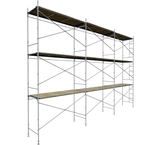 Изображение товара Строительные рамные леса ООО "РИЗ" ЛРСП30 секция с лестницей 6x3 Вставка LS306X3V