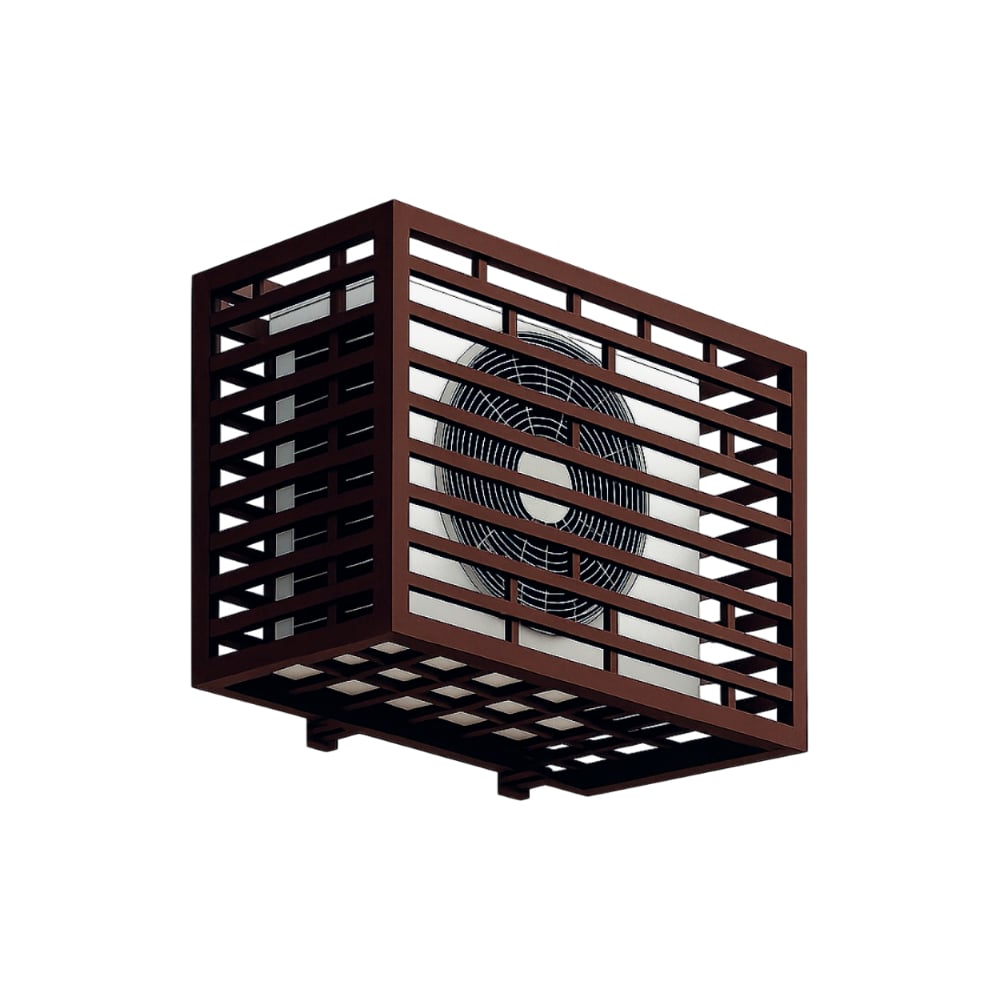 Изображение товара Корзина для кондиционера на фасад 900х500х600мм оцинкованная сталь RAL 8017