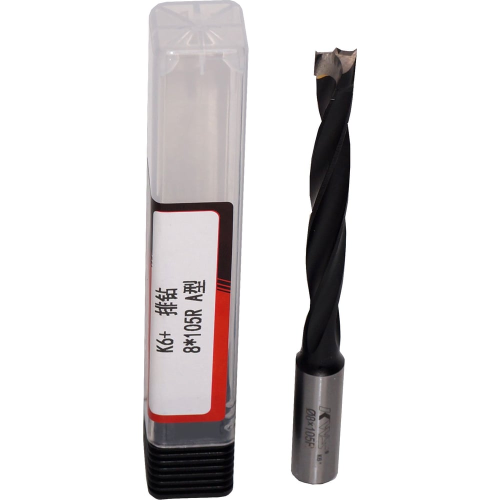 Изображение товара Сверло удлиненное для глухих отверстий KWS HW 8х105