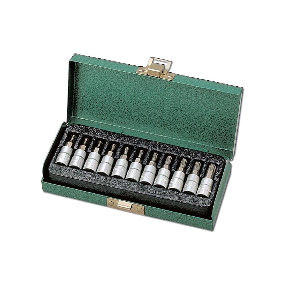 Изображение товара Набор торцевых насадок HONITON SB-2011TR TORX 1/4 11 предметов