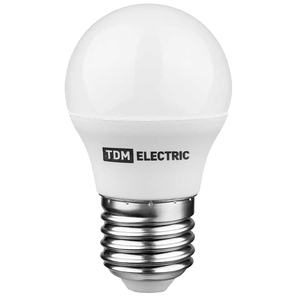 Изображение товара Светодиодная лампа TDM ELECTRIC FG45-6 Вт-230 В-3000 К–E27 "Лампа-ДИММЕР" SQ0340-0203