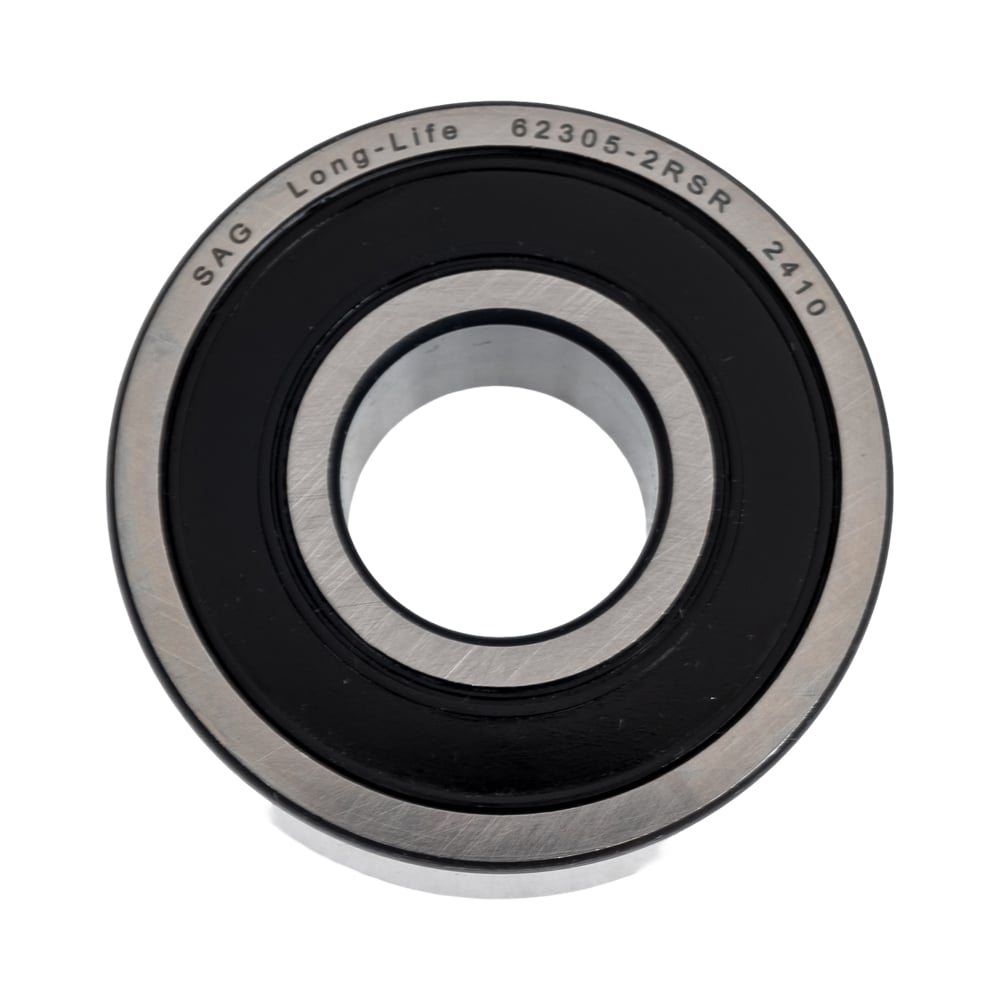 Изображение товара Подшипник SAG 62305-2RSR шариковый однорядный радиальный 62x62x24 мм